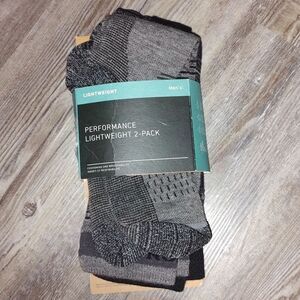 Men's Burton Performance Lightweight Sock 2 pack Sz Small NWT